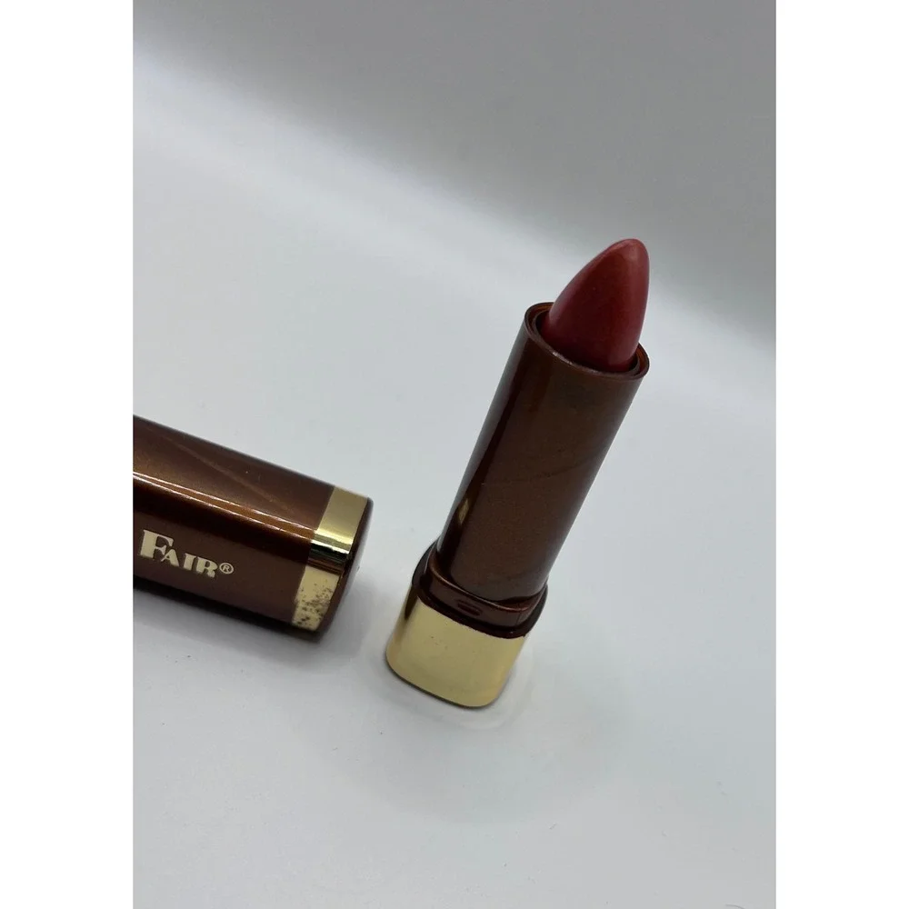 Fashion Fair Lipstick Berry Cool Grenadine 8148A‎ Brown Gold Tube 0.14oz 4g USA